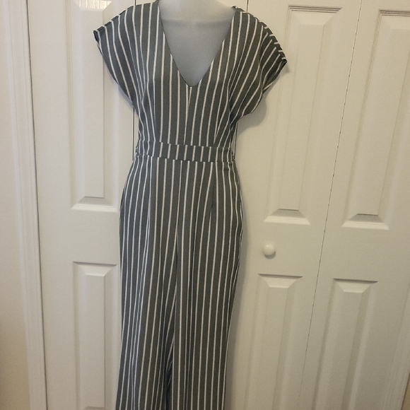 Crystal Doll Pants - Crystal Doll Olive Green and White Striped Outfit